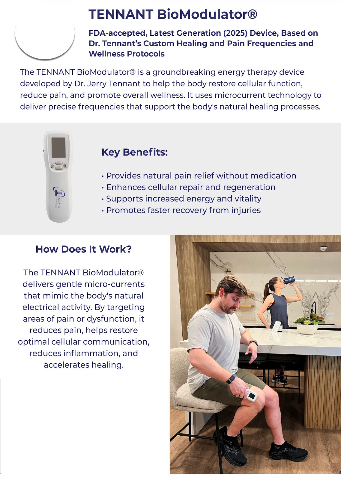 Dr. Tennant BioModulator Pro Elite, LATEST version, 50% OFF!! Approved for Pain