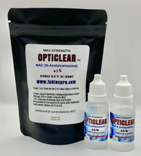 Cataract Eye Drops with 4.5% NAC (N-Acetylcarnosine) 20 ml Vial 2 pack!